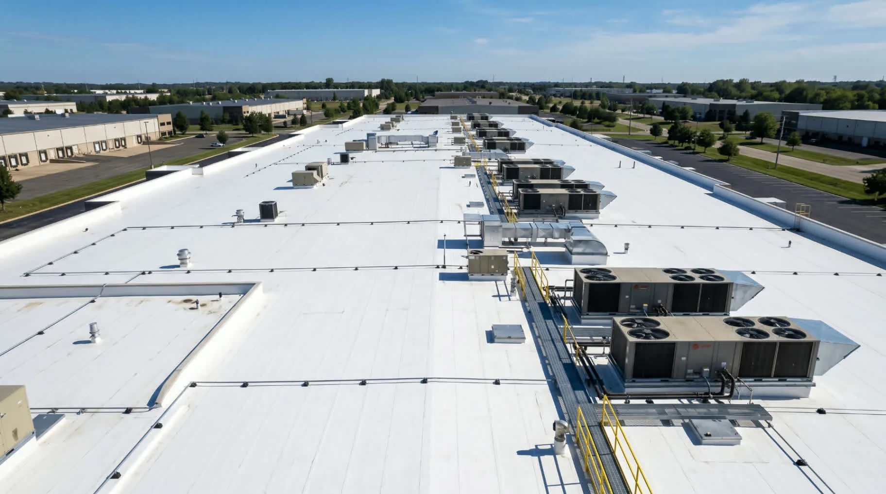 Commercial: Commercial single-ply flat roofs
