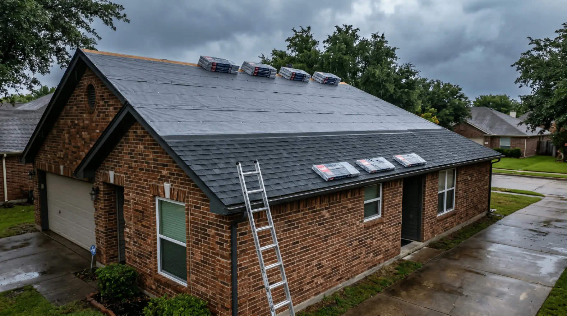 Storm Repair: Hail and wind damage restoration